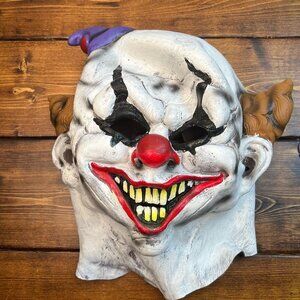 Halloween Mask Scary Clown Rubber Costume Party Jokester Cosplay Psycho Evil